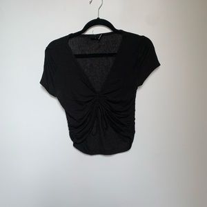 Urban Outfitters Black Front Tie T ⚡️